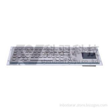 IP65 Dust-proof Industrial Keyboard With Touchpad , Key Str